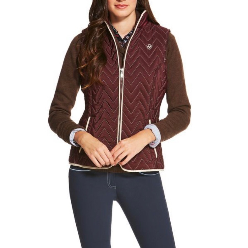 Ariat Ashley Vest in Mulberry Size XS